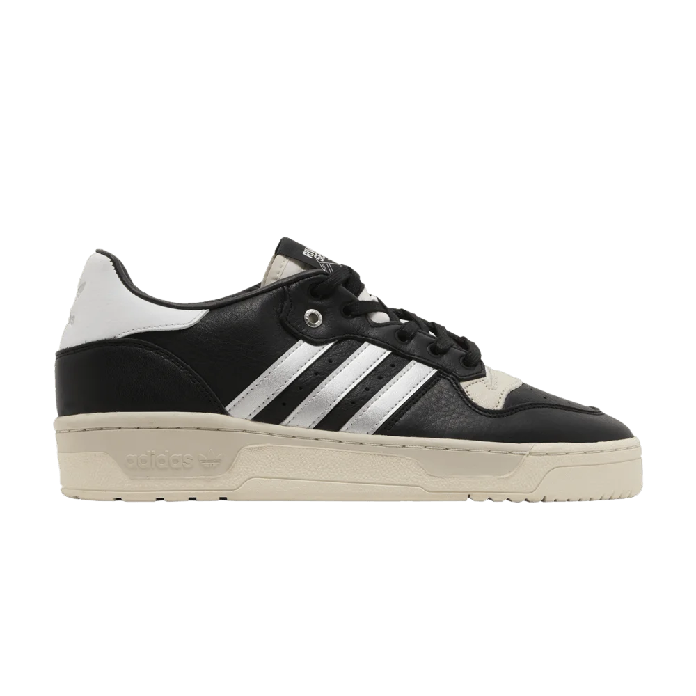 Кроссовки adidas Rivalry Low Consortium 'Black Silver'