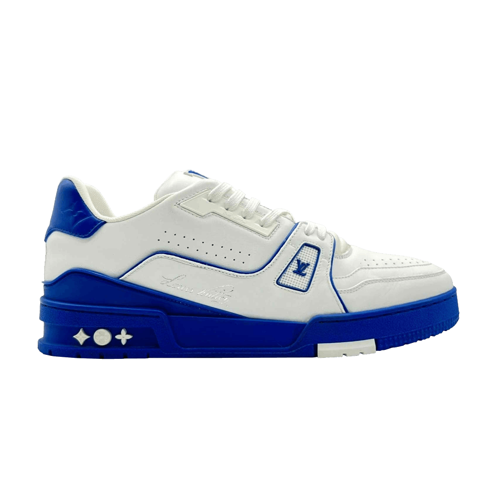 Кроссовки Louis Vuitton Trainer Low 'Signature - White Blue'