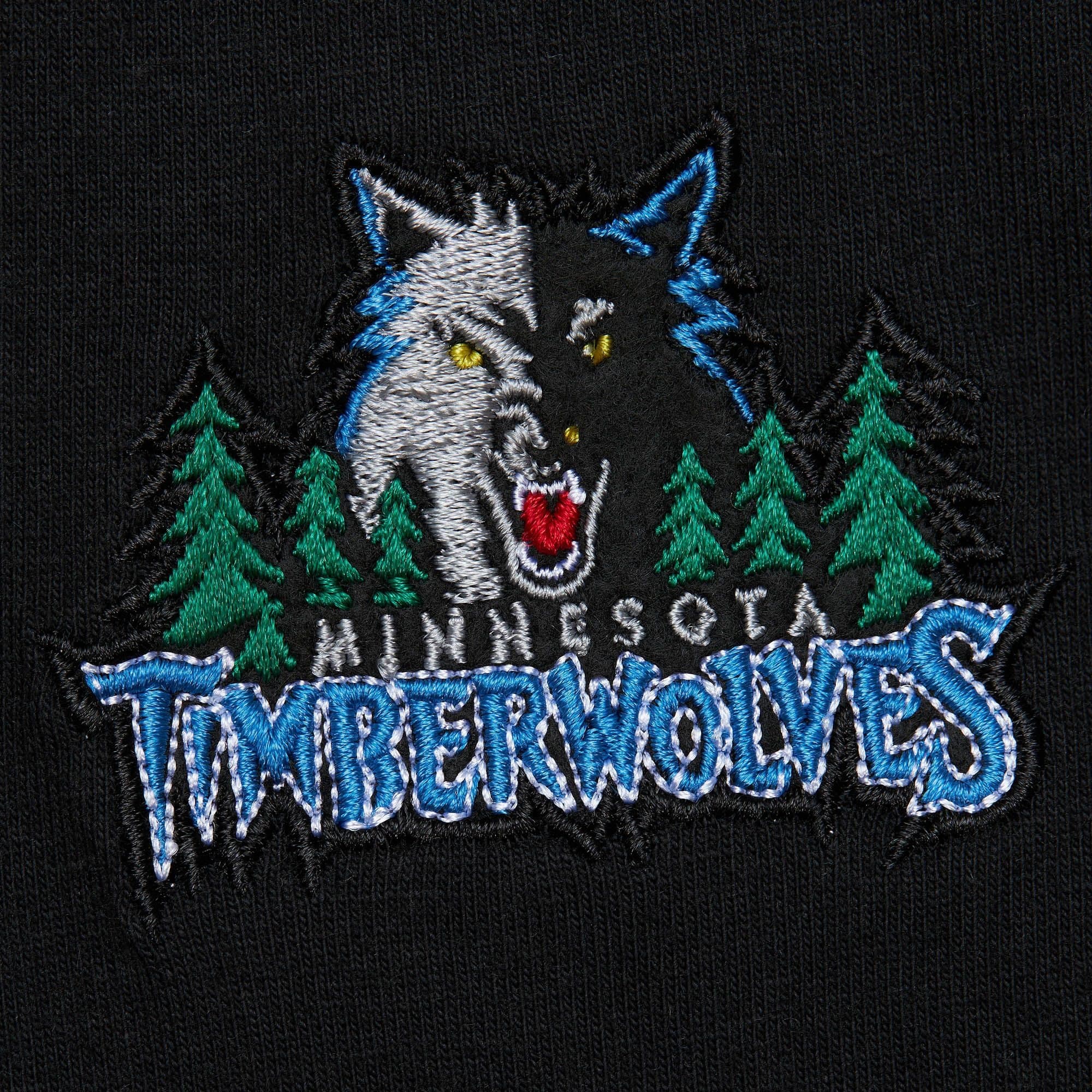 Футболка Mitchell & Ness Heavyweight Premium Player Tee Vintage Logo Minnesota Timberwolves Kevin Garnett