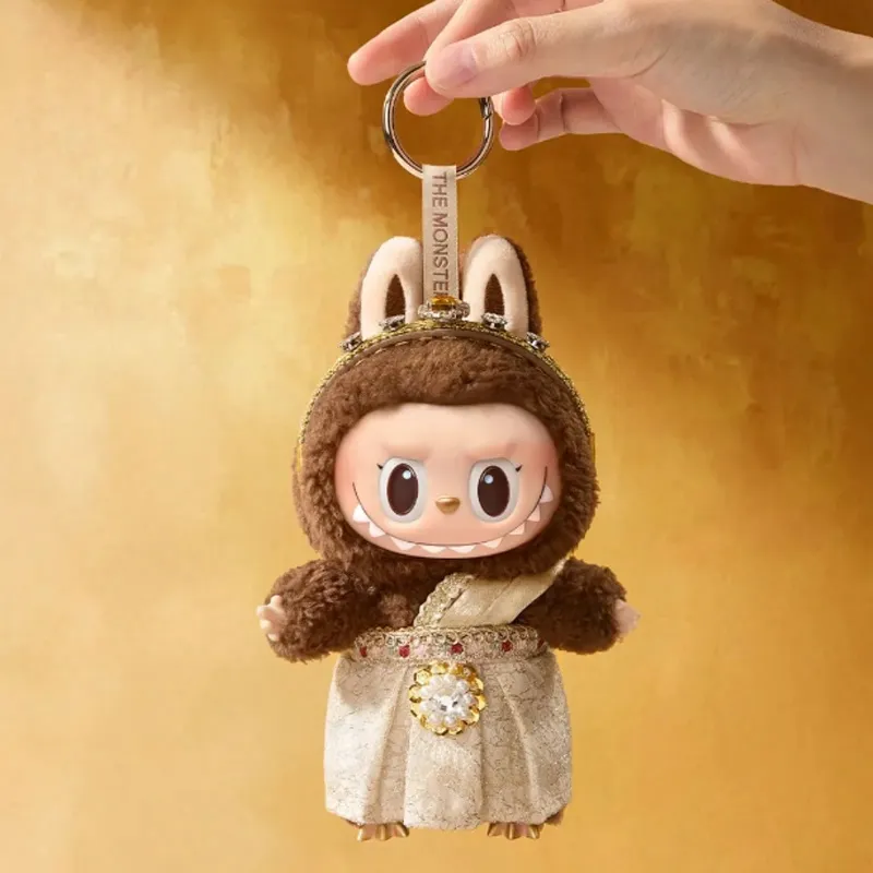 Виниловая фигурка-брелок Pop Mart Labubu The Monsters Good Luck to You Vinyl Plush Hanging Card Vinyl Plush