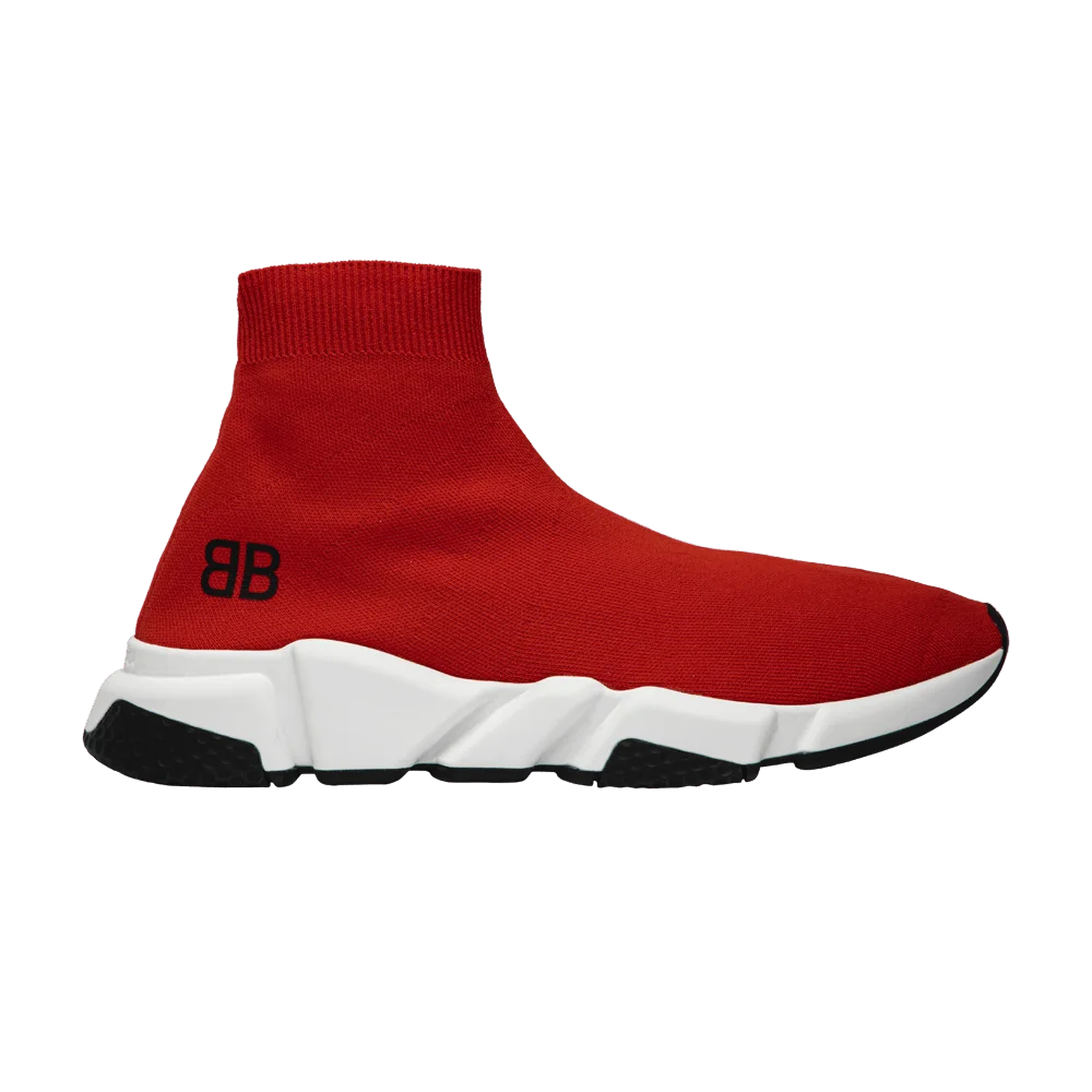Кроссовки Balenciaga Speed Trainer Mid 'Red'