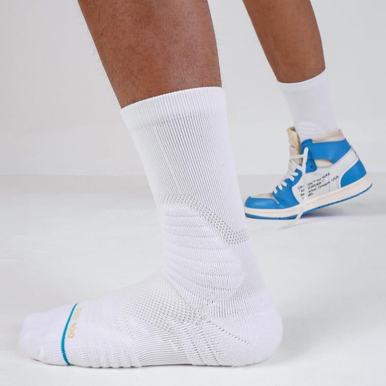Спортивные носки Ehot Stripes White Crew Socks