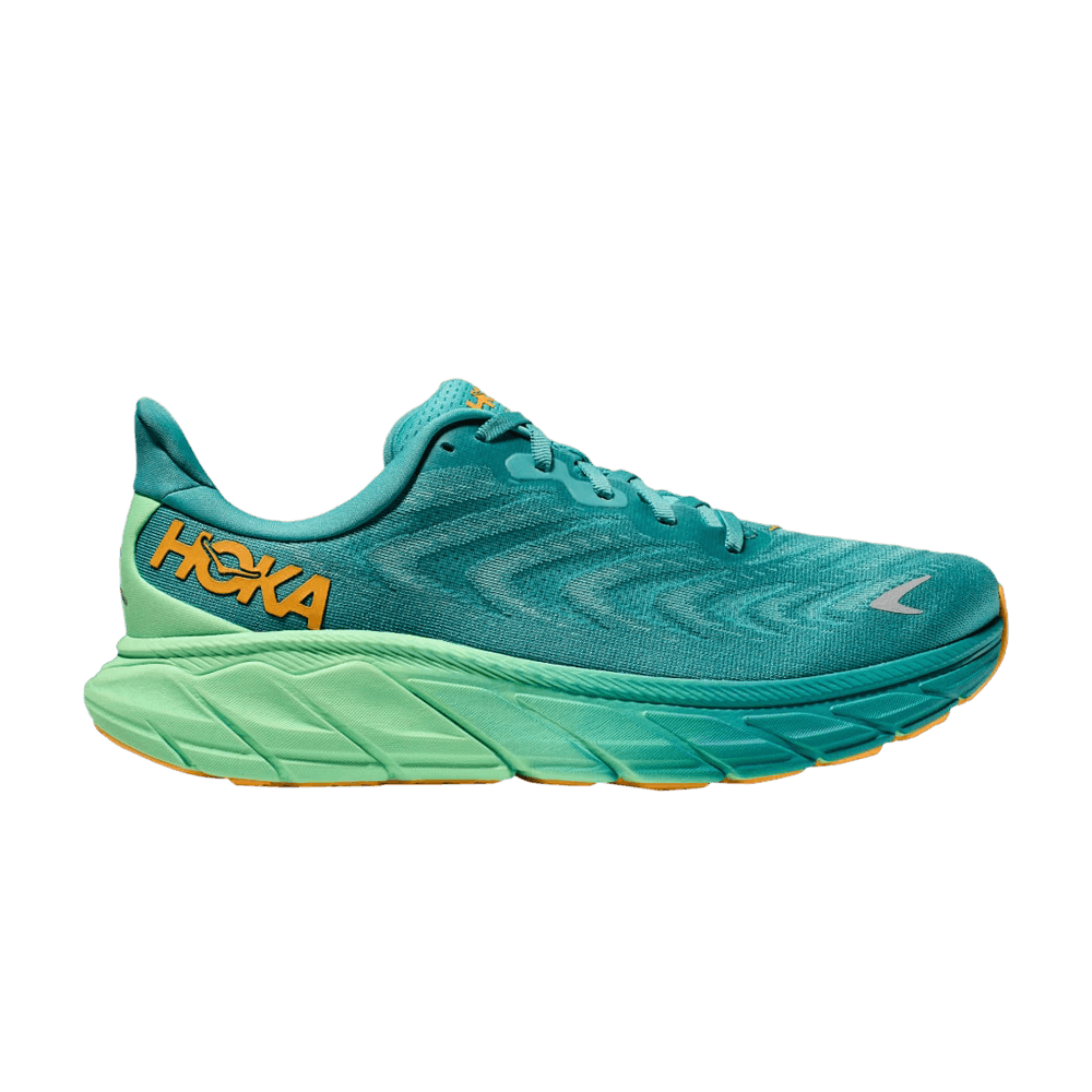 Кроссовки HOKA Arahi 6 'Ocean Mist Lime Glow'