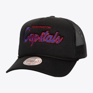 Mitchell-Ness-Black-Washington-Capitals-Vintage-Script-Trucker-Adjustable-Hat-300x300