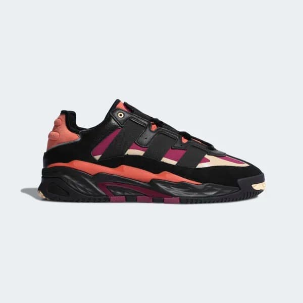 Кроссовки Adidas Niteball 'Black Power Berry Orange Tint'