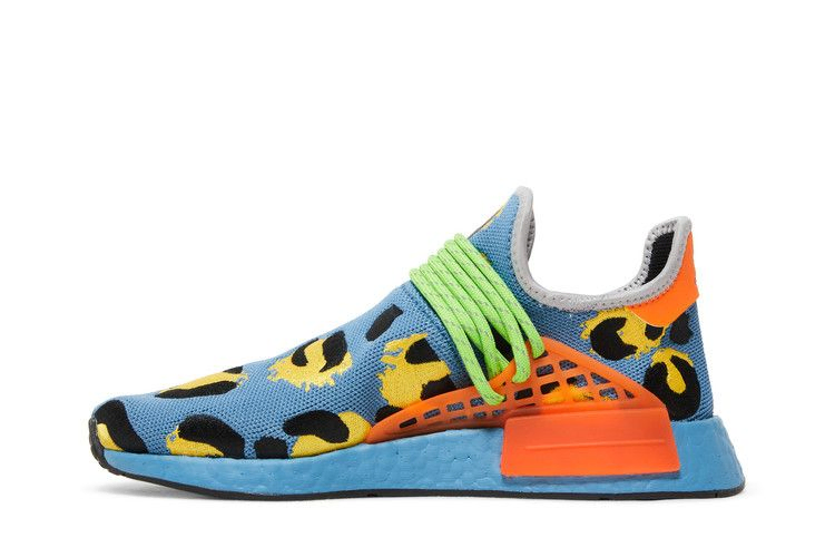 Кроссовки Pharrell x adidas NMD Human Race 'Animal Print - Altered Blue'