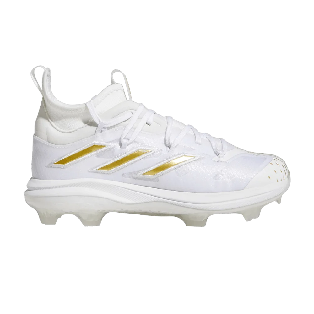 Кроссовки Adidas Adizero Afterburner NWV J 'White Gold Metallic'