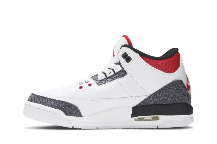 Кроссовки Air Jordan 3 Retro Denim SE GS 'Fire Red'