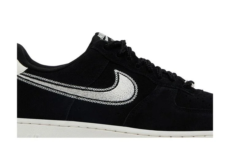 Кроссовки Nike Air Force 1 '07 LV8 'Embroidered Swoosh - Black Sail'