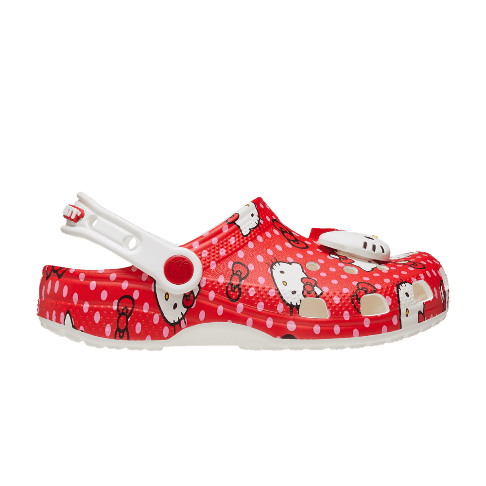 Кроссовки Crocs Hello Kitty x Classic Clog Toddler 'Red Polka Dots'