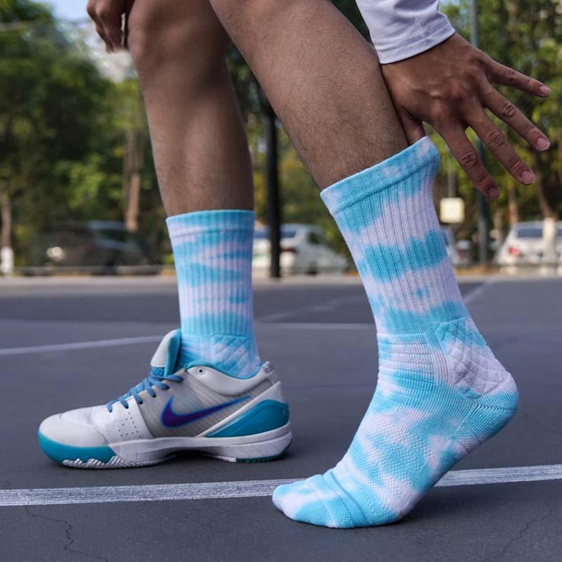 Спортивные носки Ehot Tie-Dye Blue Crew Socks