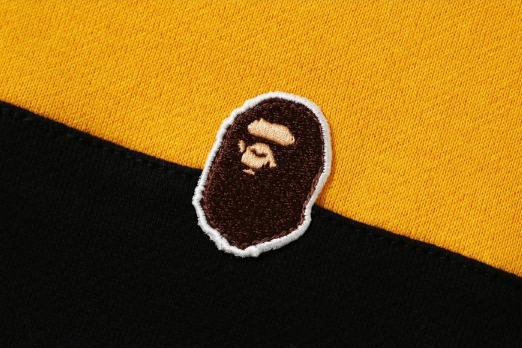 Рубашка BAPE Relax Silhouette Rugby Yellow