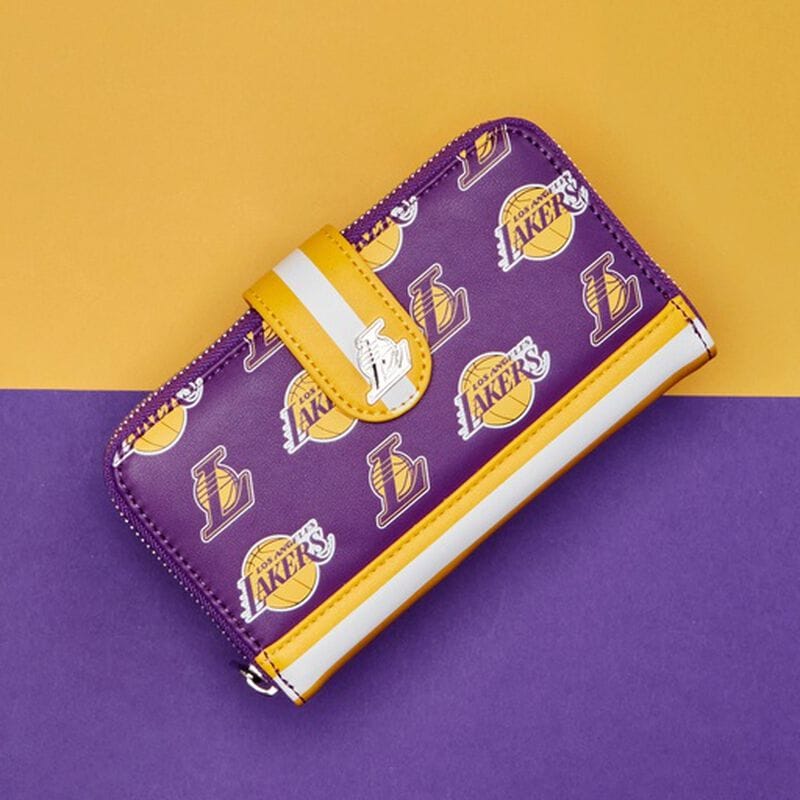 Кошелек NBA Los Angeles Lakers Zip Around Wallet