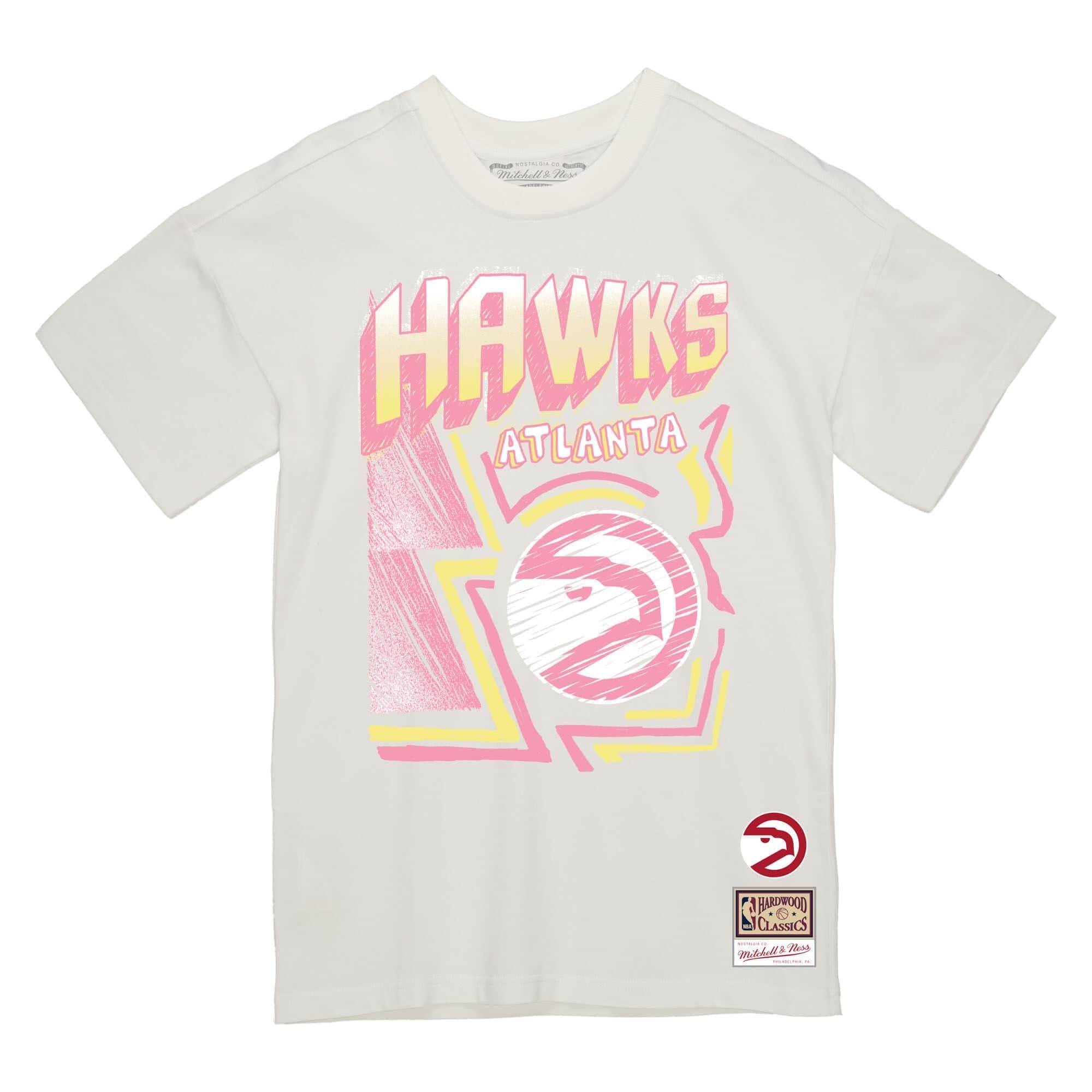 Футболка Mitchell & Ness Sidewalk Sketch Atlanta Hawks T-Shirt
