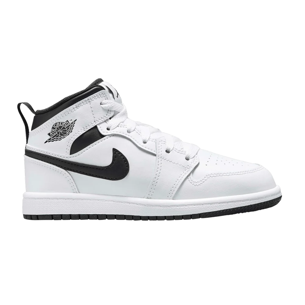 Krossovki-Air-Jordan-1-Mid-PS-White-Black