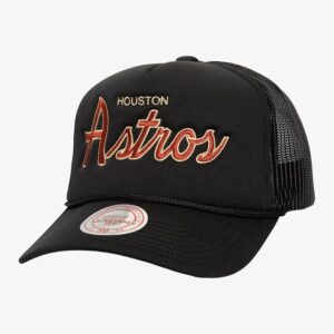 Mitchell-Ness-Black-Houston-Astros-Cooperstown-Collection-Script-Trucker-Adjustable-Hat-300x300