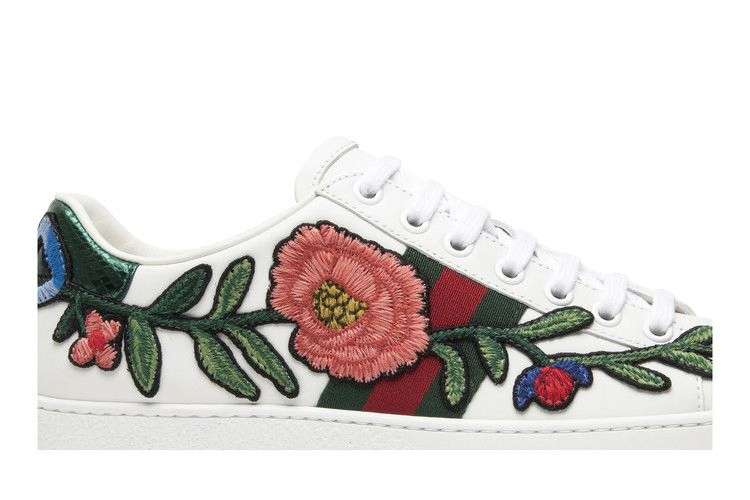 Кроссовки Gucci Wmns Ace Embroidered 'Floral'