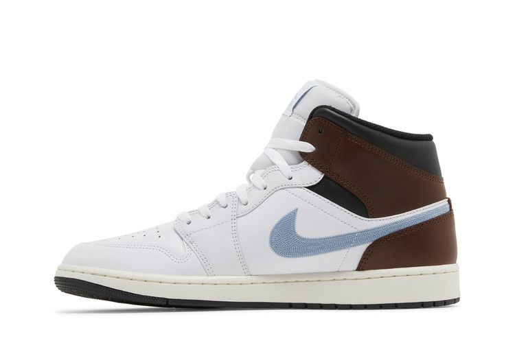 Кроссовки Air Jordan 1 Retro Mid SE 'Brown Blue Grey'