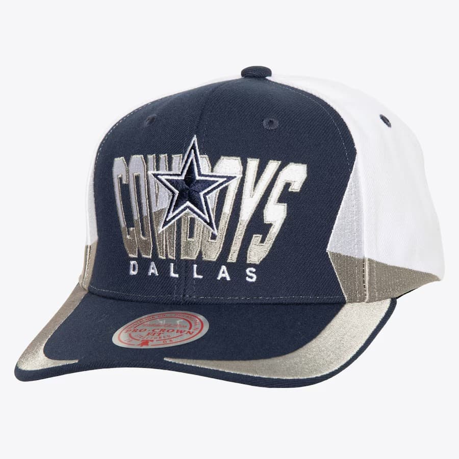 Бейсболка Mitchell & Ness Navy Dallas Cowboys Retrodome Pro Snapback Hat