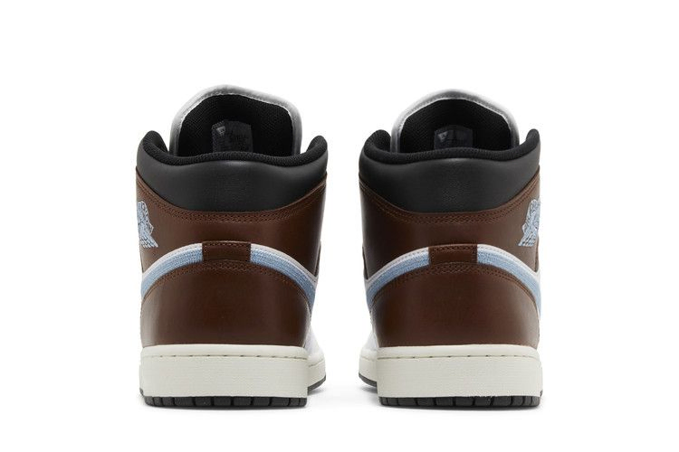 Кроссовки Air Jordan 1 Retro Mid SE 'Brown Blue Grey'