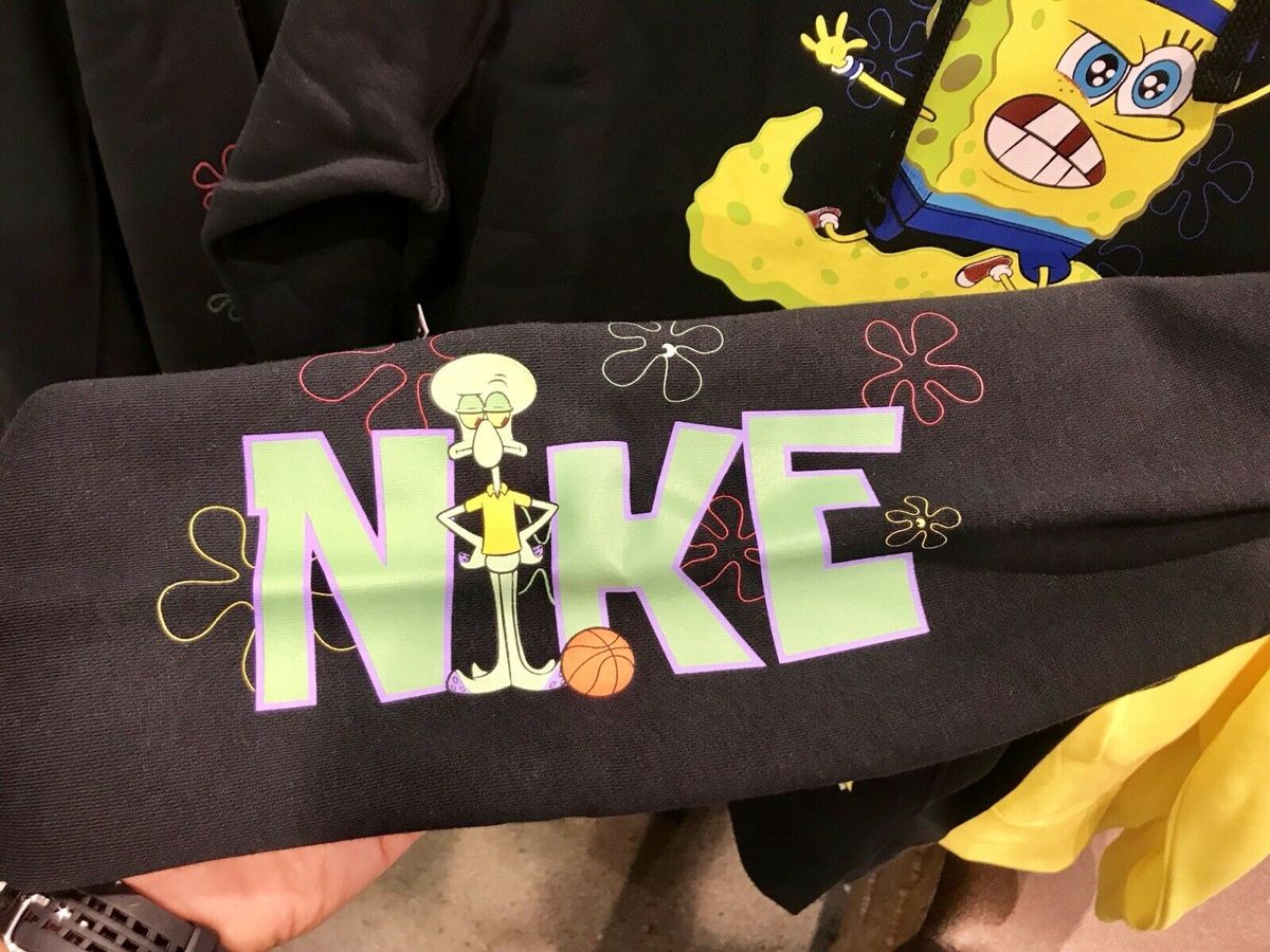 Худи Kyrie x Spongebob x Nike Dri-Fit Patrick Star Hoodie Black