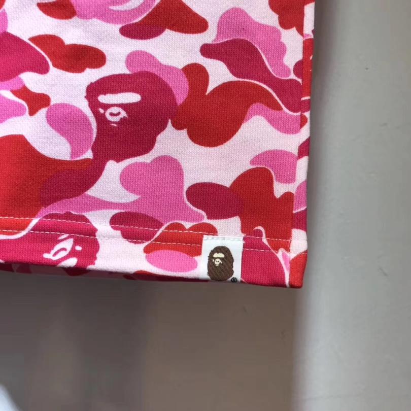 BAPE-ABC-Split-Shark-Shorts-Green-Pink-8