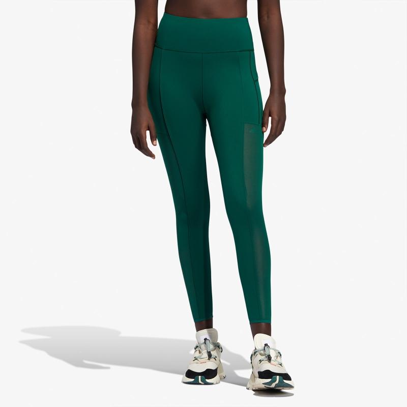 Тайтсы adidas Ivy Park Mesh 3-Stripes Tights Dark Green