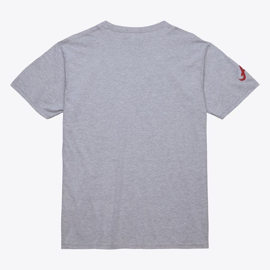 Футболка Mitchell & Ness Chipper Jones Gray Atlanta Braves Name & Number T-Shirt