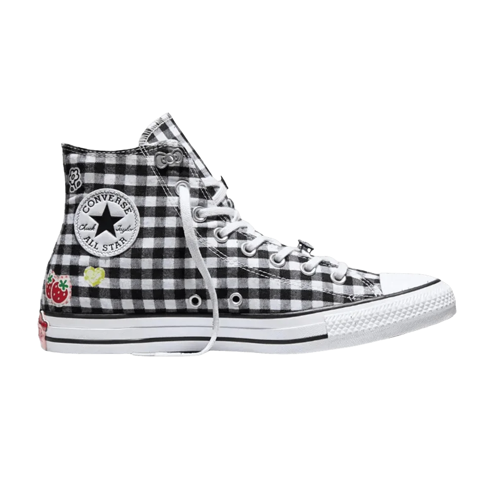 Кроссовки Hello Kitty x Converse Chuck Taylor All-Star 'Black White Pink'