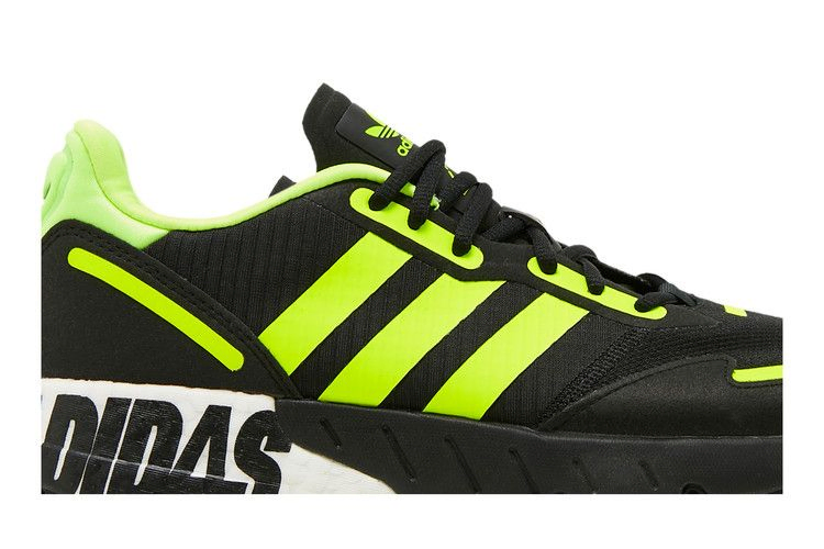 Кроссовки Adidas ZX 1K Boost 'Bold Logo Graphic - Black Solar Yellow'