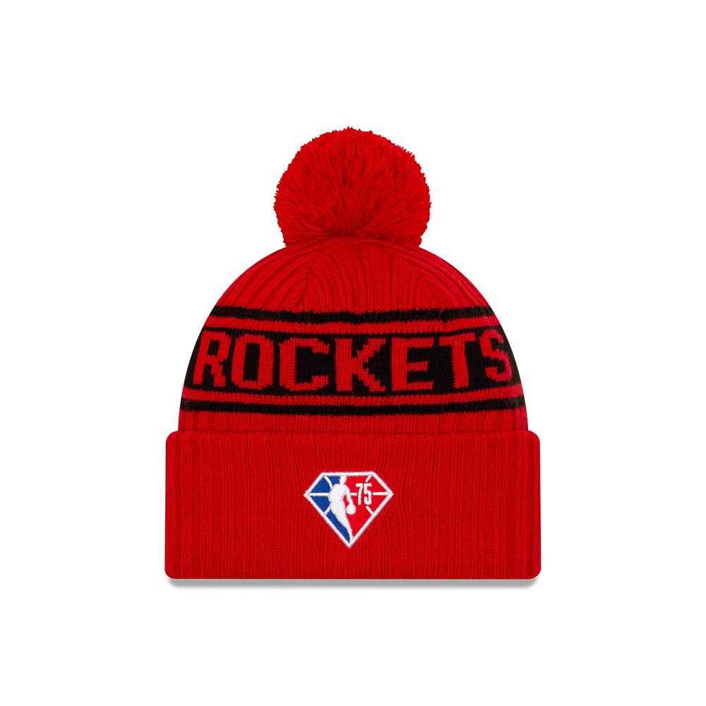 Шапка New Era Houston Rockets 2021 Draft Edition Pom Knit NBA Beanie