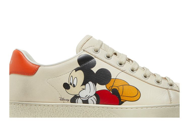 Кроссовки Disney x Gucci Wmns Ace Low 'Mickey Mouse - Ivory'