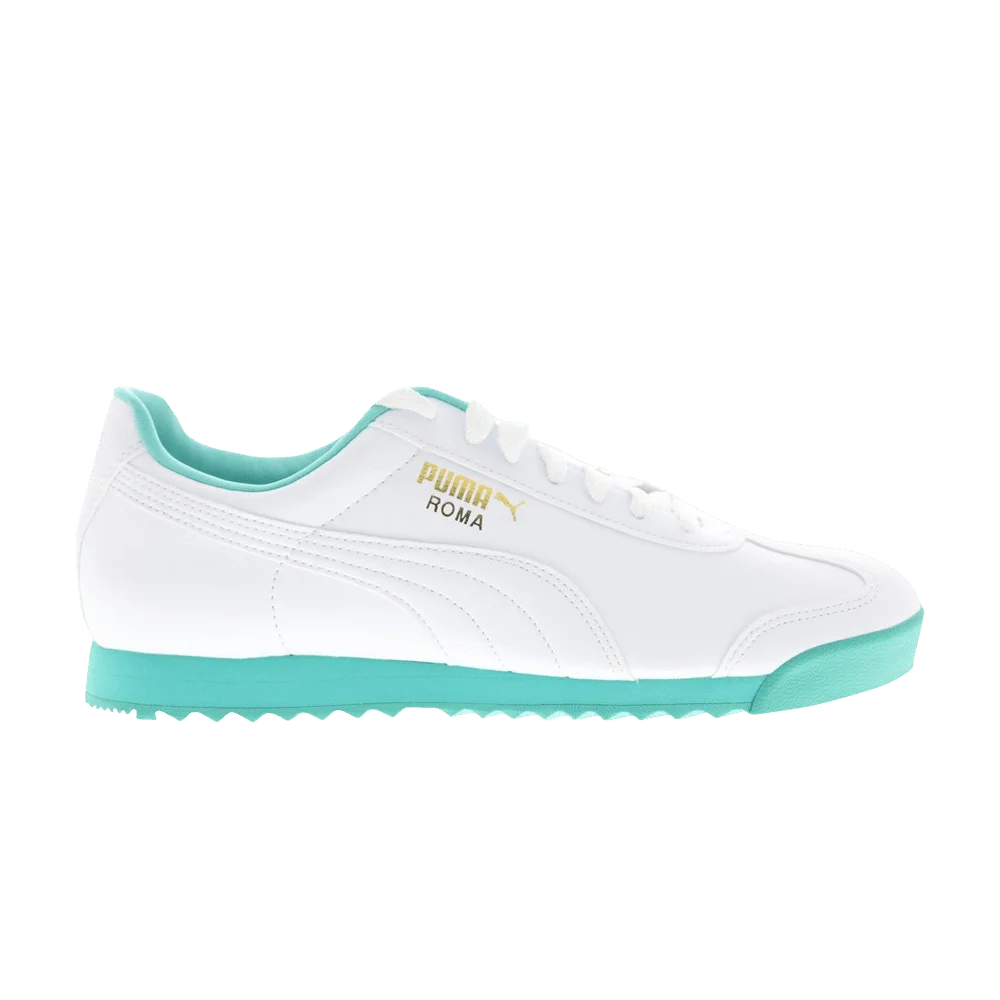 Krossovki-Puma-Roma-Basic-Plus-White-Turquoise