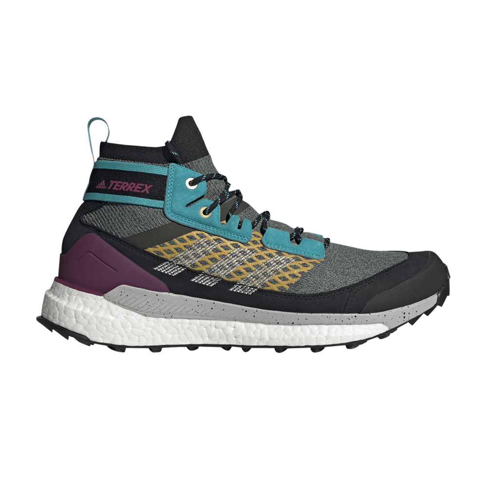Кроссовки Adidas Terrex Free Hiker 'Legend Earth Signal Cyan'