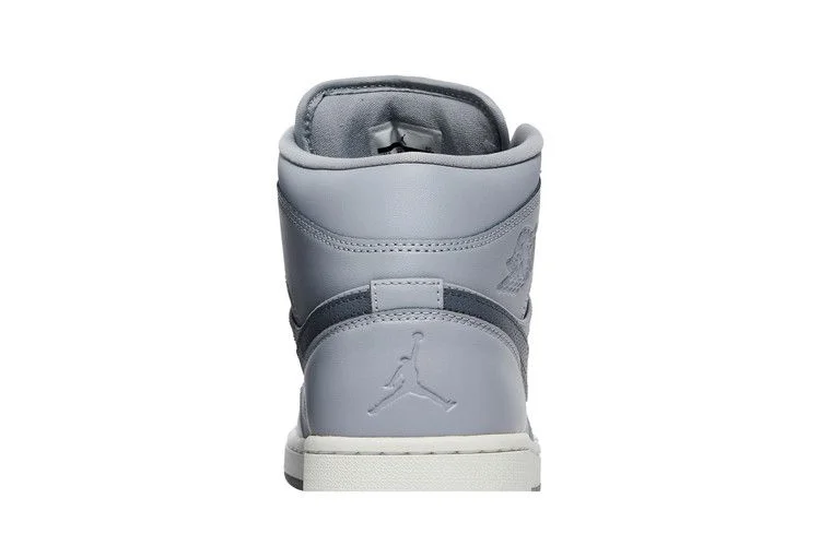 Кроссовки Air Jordan 1 Mid 'Wolf Grey'