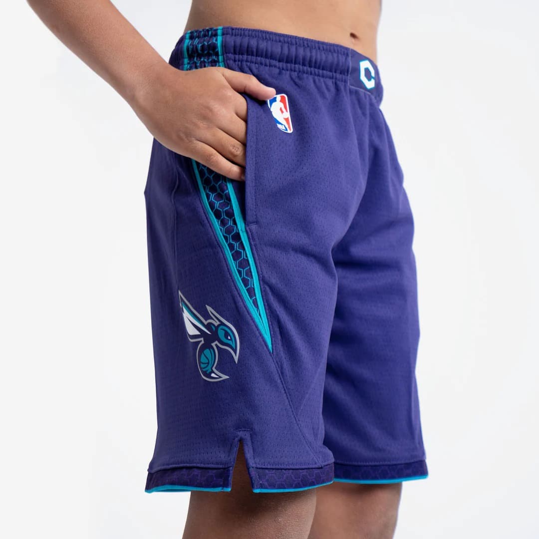 Спортивные шорты Nike Charlotte Hornets 2024 Statement Edition Swingman Youth NBA Shorts