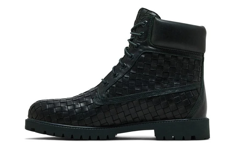 Timberland 6 Inch Premium Boot 'Woven Leather - Dark Green'