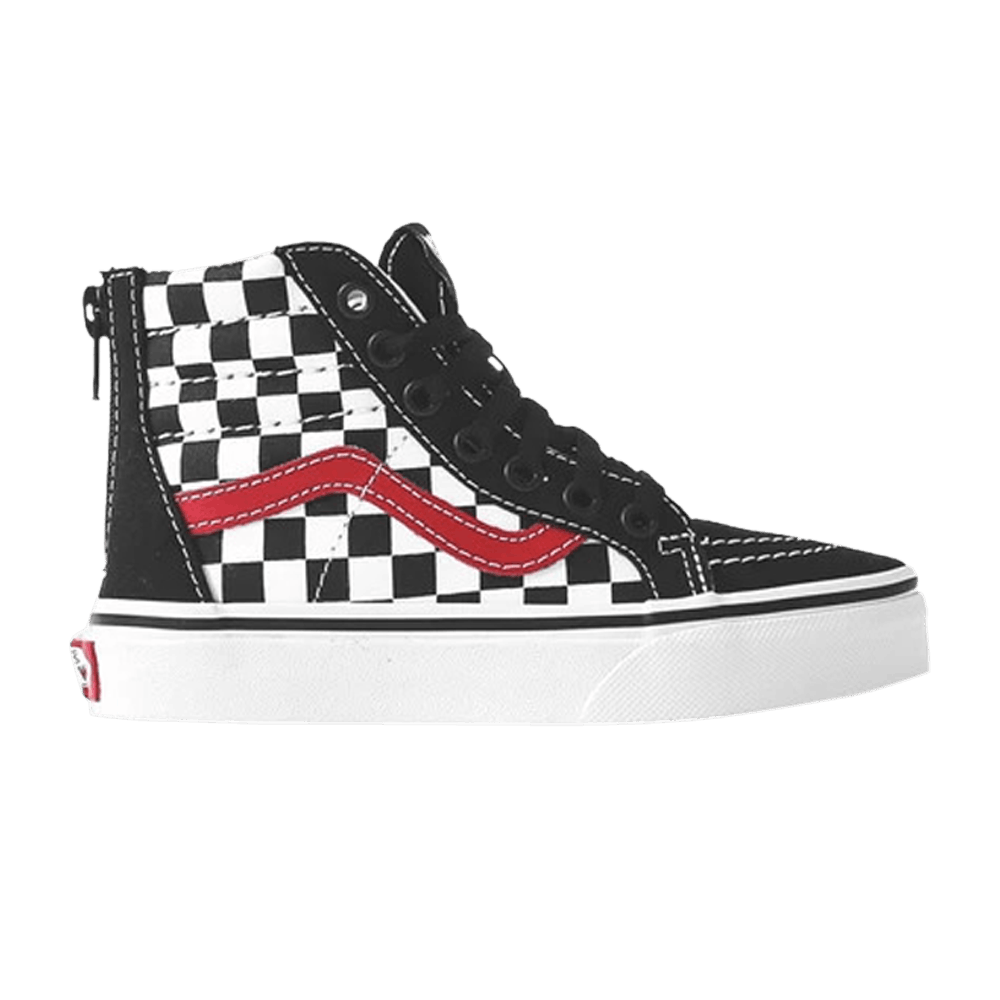Кроссовки Vans Sk8-Hi Zip Kids 'Checkerboard'
