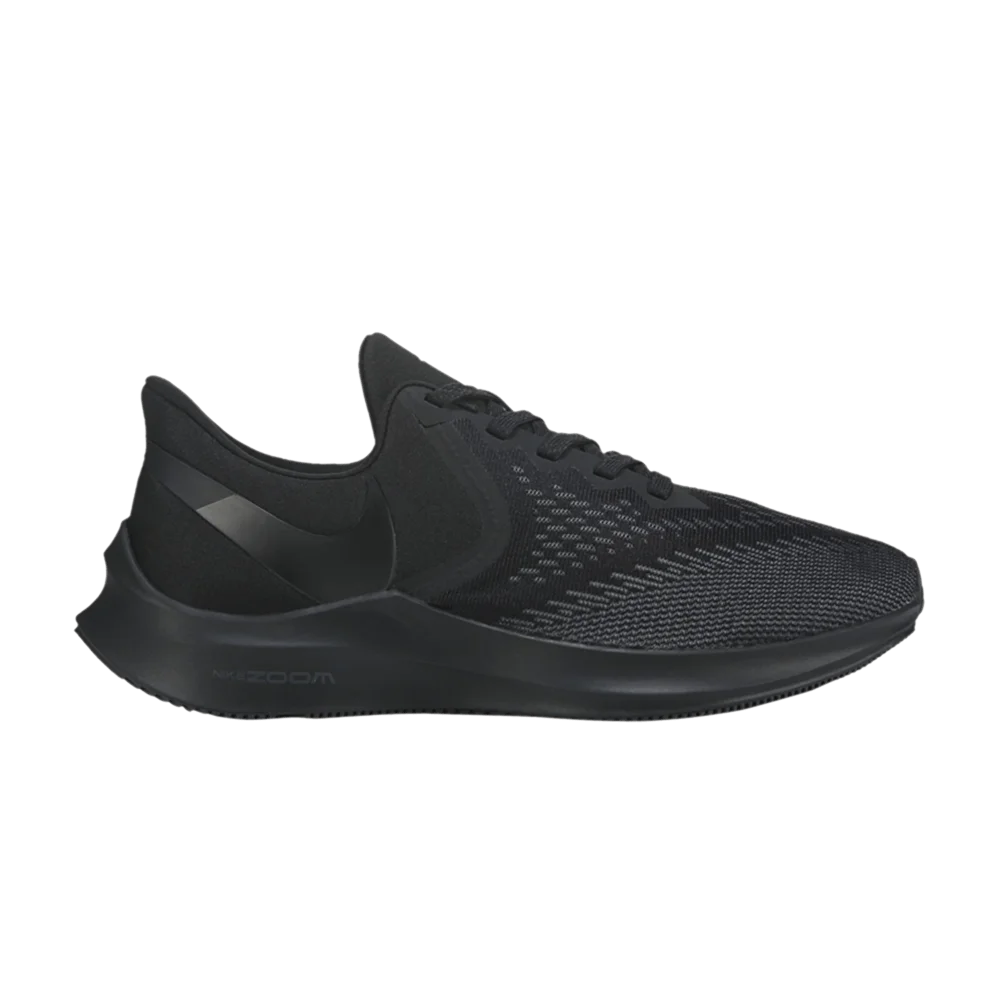 Кроссовки Nike Air Zoom Winflo 6 Wide 'Black'