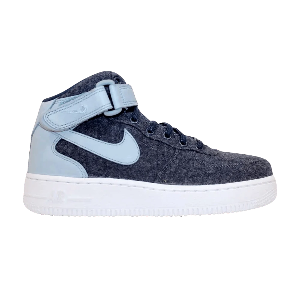 Кроссовки Nike Wmns Air Force 1 '07 Mid PRM 'Midnight Navy'