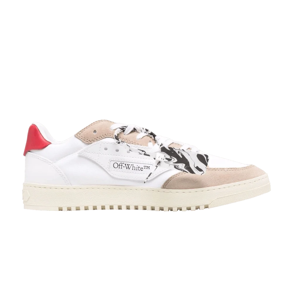 Krossovki-Off-White-5.0-Low-White-Beige-Red