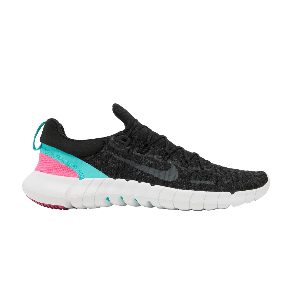 Krossovki-Nike-Free-Run-5.0-Black-Dynamic-Turquoise