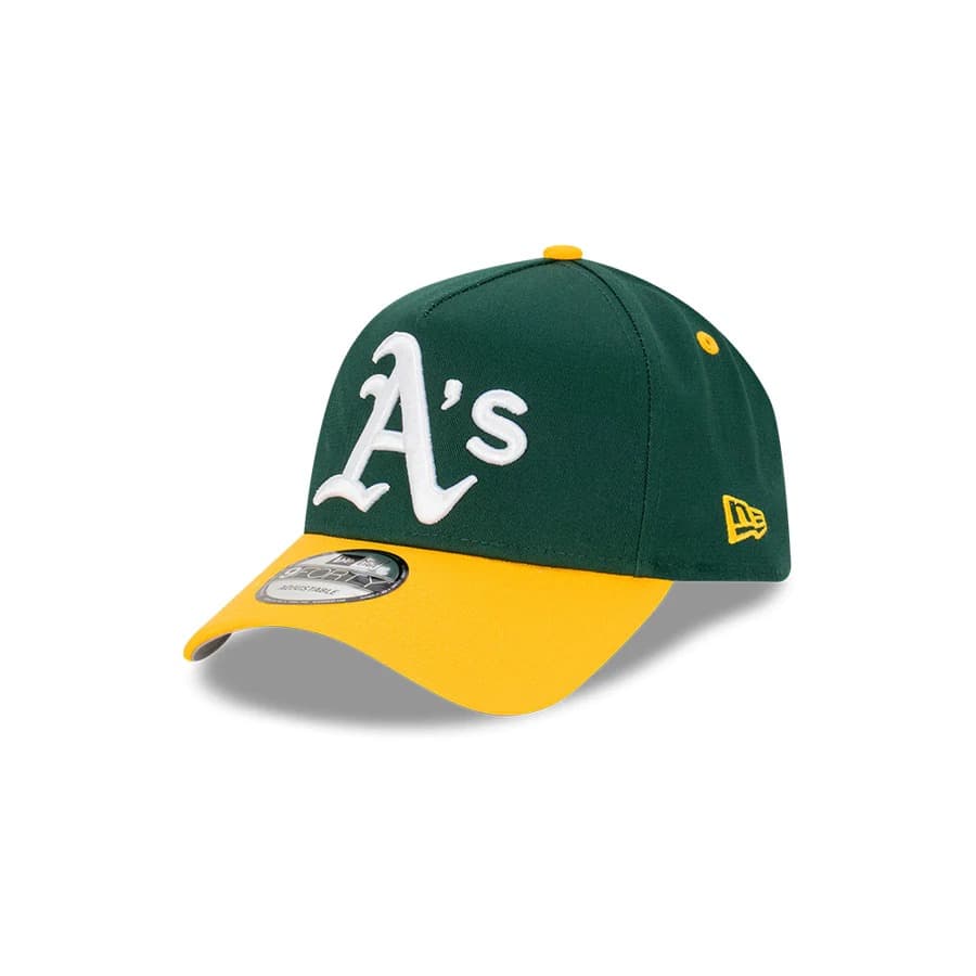 Бейсболка New Era Oakland A's 9FORTY A-Frame Oversize XL Logo MLB Snapback Hat