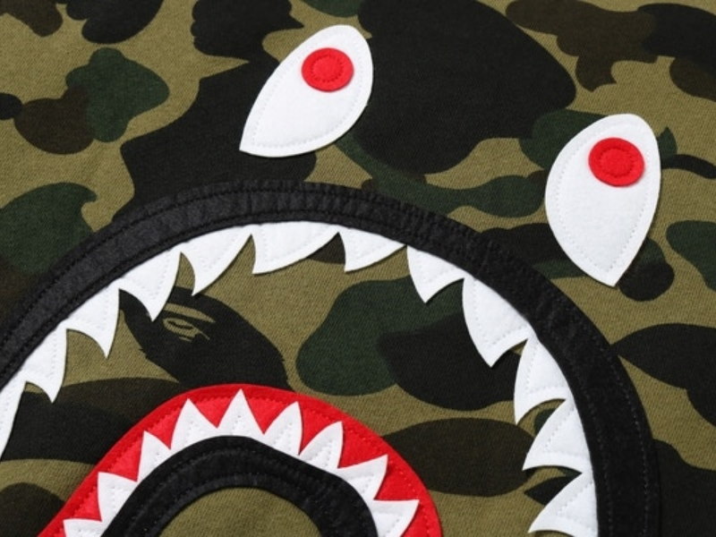Куртка BAPE 1st Camo Shark Sweat MA-1 Olive/Green