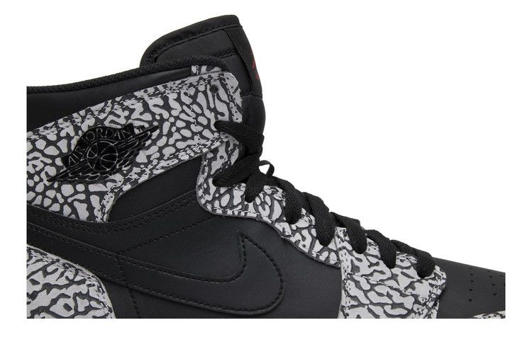 Кроссовки Air Jordan 1 Retro High 'Black Elephant'