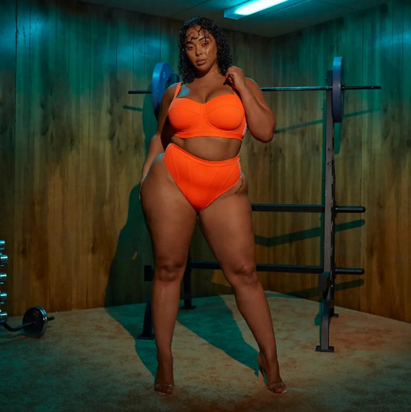 Спортивный купальник adidas Ivy Park Bikini Bottom (Plus Size) Solar Orange