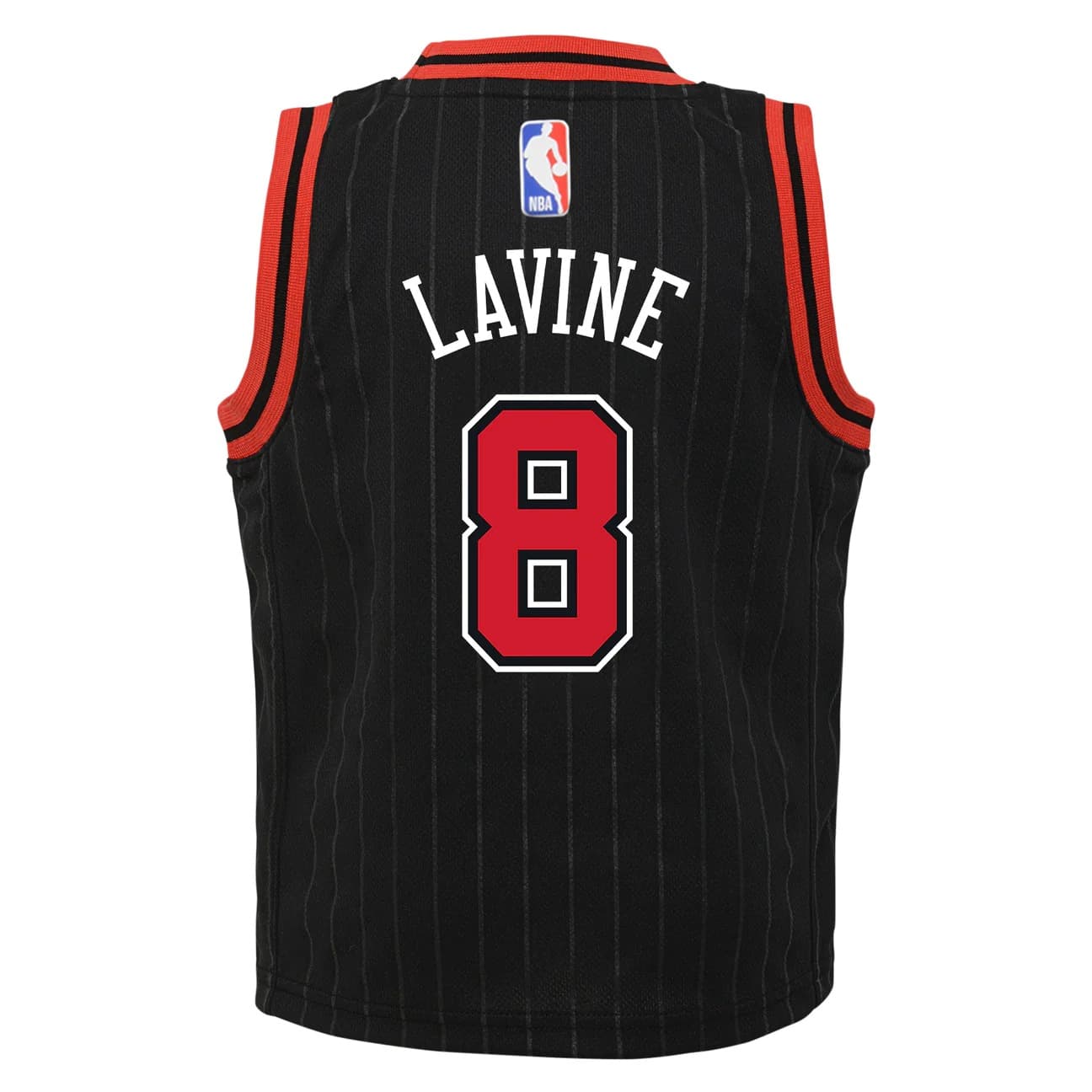 Баскетбольная джерси 2022-23 Chicago Bulls Zach Lavine #8 Boys Statement Edition Black Jersey