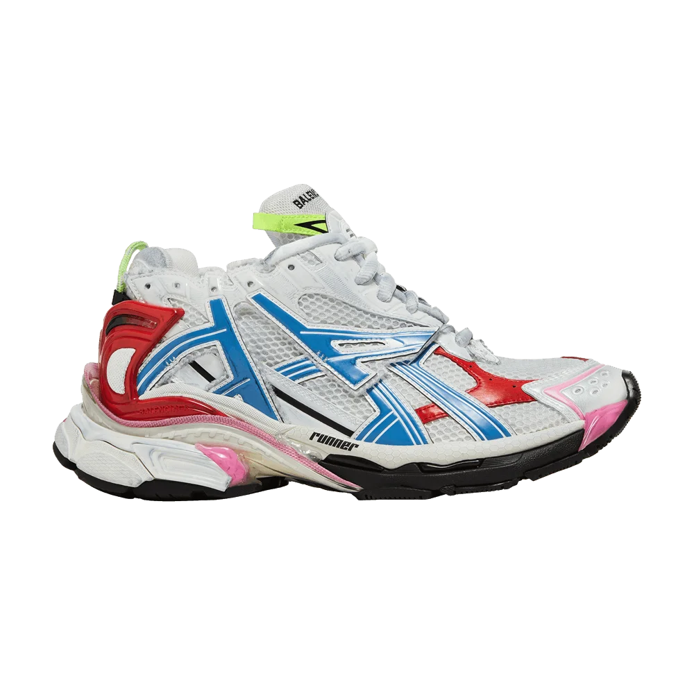 Кроссовки Balenciaga Runner Sneaker 'White Red Blue Pink'