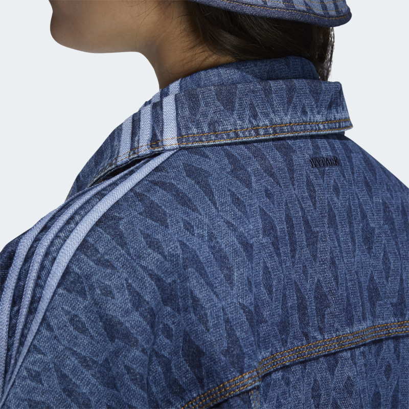 Куртка adidas Ivy Park Monogram Denim Denim Track Jacket (All Gender) Dark Denim