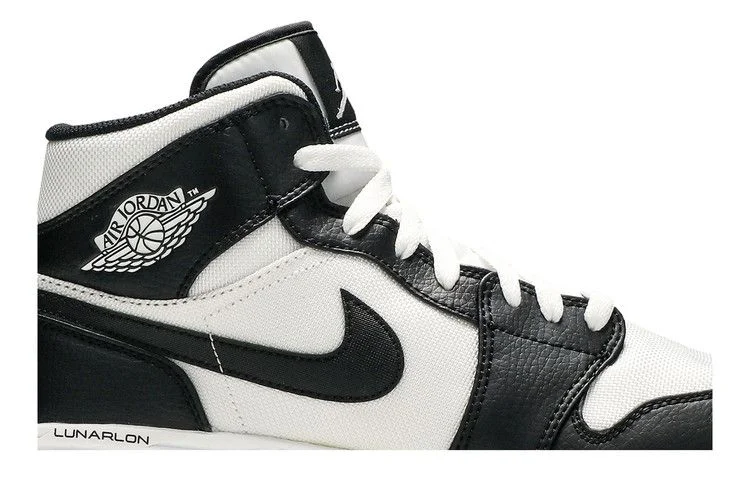 Кроссовки Air Jordan 1 Mid TD Cleat 'Black White'